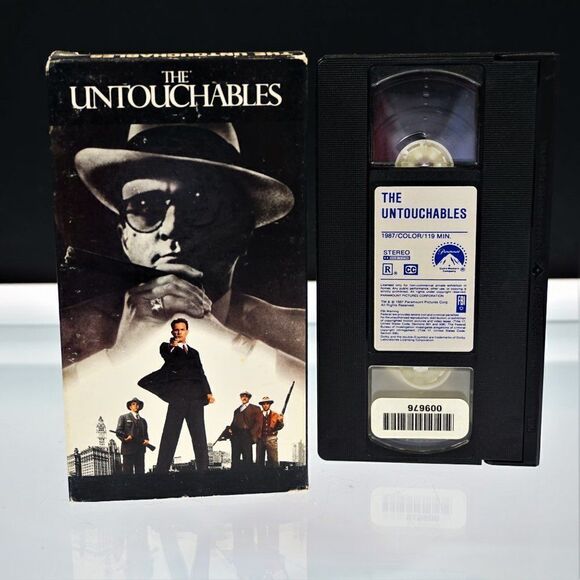 The Untouchables Vintage 1988 VHS Kevin Costner Robert De Niro Sean Connery - Picture 2 of 4